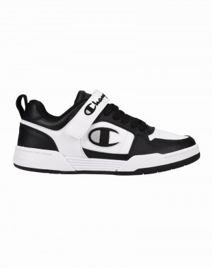 Boys' Champio Arena Lo CB Sneakers Black | D6OJ67