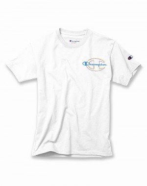 Boys' Champio Cotton T Shirts White | Q8KH84