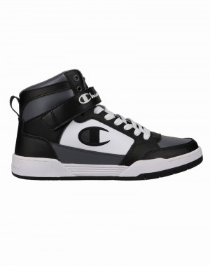 Girls' Champio Arena Hi Sneakers Black | D2HT13