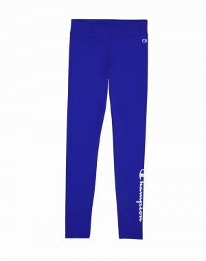 Girls' Champio Authentic Leggings Blue | K3NH20