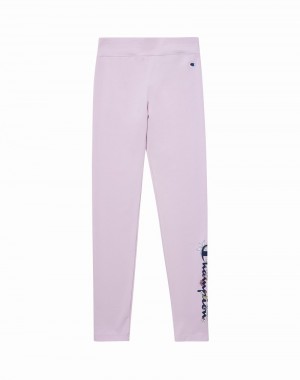 Girls' Champio Authentic Leggings Lavender | T5KB67