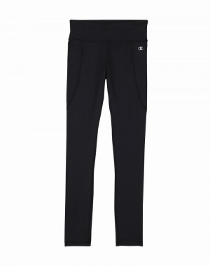 Girls' Champio Sport 7/8 Tight Black | E0UN91