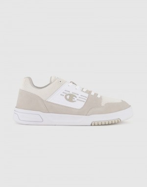 Men's Champio 3 On 3 Low Sneakers Beige | I3KN43