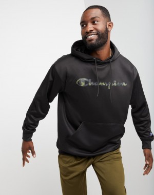 Men's Champio Big & Tall Game Day Hoodie Black | Z9RR15