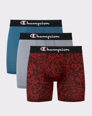 Men's Champio Boxer Pack Briefs Multicolor | G2MT84