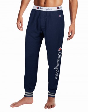 Men's Champio C-Life Sleep Pants Navy | Z4VM53