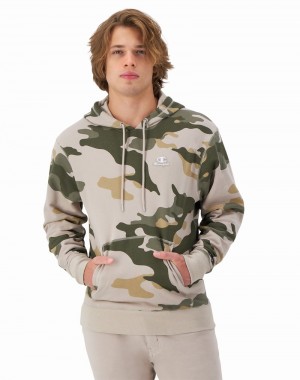 Men's Champio Camouflage Hoodie Camouflage | R8JE13