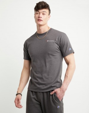 Men's Champio Classic T Shirts Grey | R4CJ05