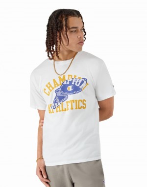 Men's Champio Classic T Shirts White | K4TA97