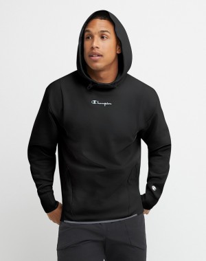 Men's Champio Flex Hoodie Black | A7KR71