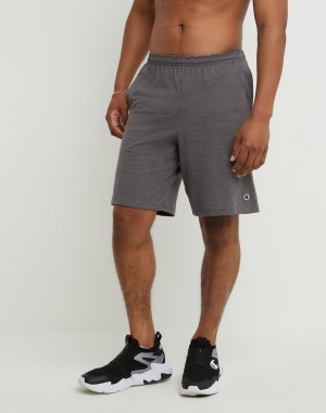 Men's Champio Lightweight Lounge Shorts Grey | T9RX78