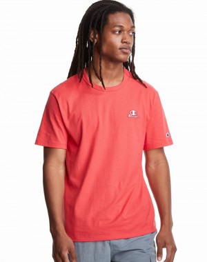 Men's Champio Lightweight T Shirts Red | T8GN02