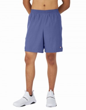 Men's Champio MVP with Total Support Pouch Shorts Blue | B6JK66