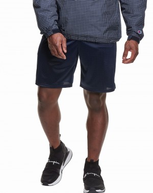 Men's Champio Mesh Shorts Navy | G3XY80