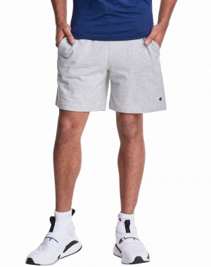 Men's Champio Middleweight Shorts Grey | W2XD97