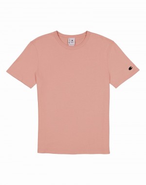 Men's Champio Premium Heavyweight T Shirts Pink | Z6TV85