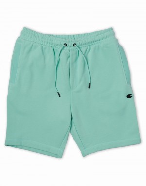 Men's Champio Premium Weave Shorts Green | W0JN55