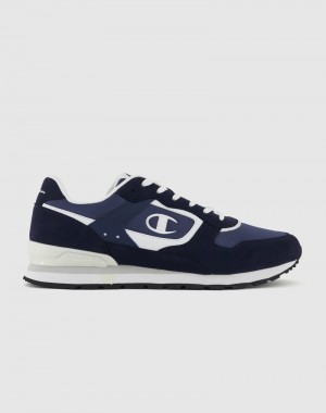 Men's Champio Run 85 Sneakers Navy | O9BE74