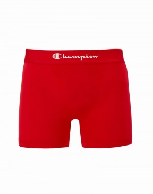 Men's Champio Seamless Briefs Red | B8TO08