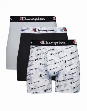 Men's Champio Total Support Pouch Pack Briefs White | J9XI20