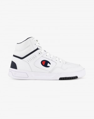 Men's Champio Z80 Mid Sneakers White | Y9VT61