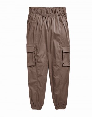 Women's Champio Cargo Pants Brown | P3IX49