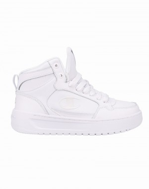 Women's Champio Drome Hi Sneakers White | C3MD28