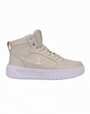 Women's Champio Drome Hi W Sneakers Beige | G5UR25