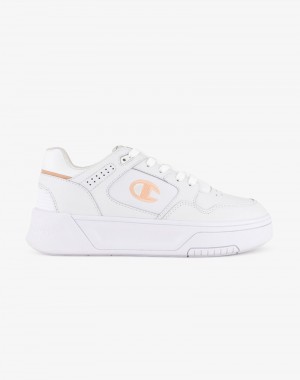 Women's Champio Z80 Low Platform Sneakers White | J1VR06