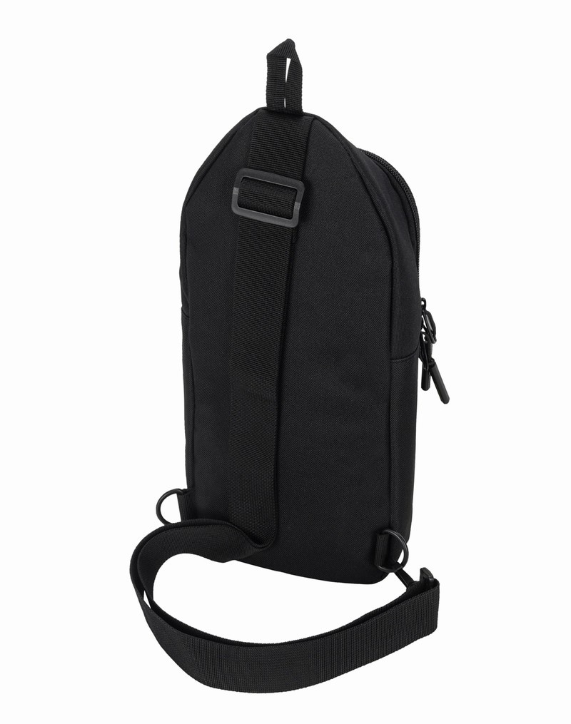 Boys' Champio Command Sling Shoulder Bags Black | D6SW89