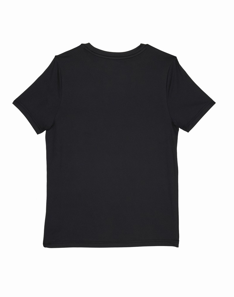 Boys' Champio Crew T Shirts Black | F2OC86