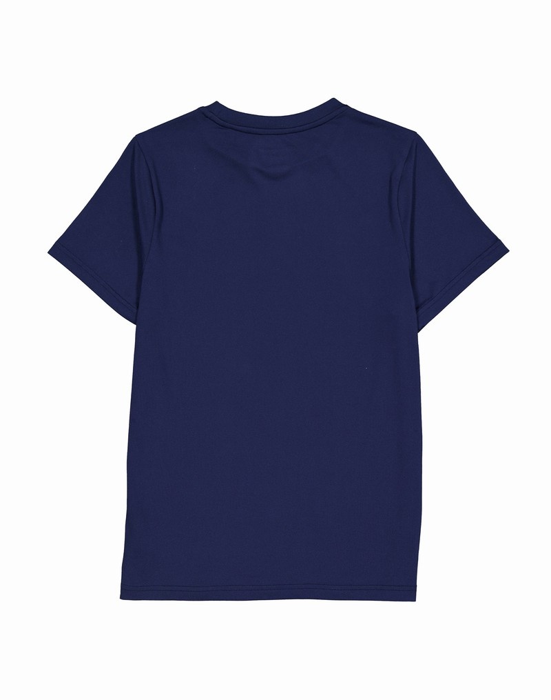 Boys' Champio Crew T Shirts Navy | B8JQ60