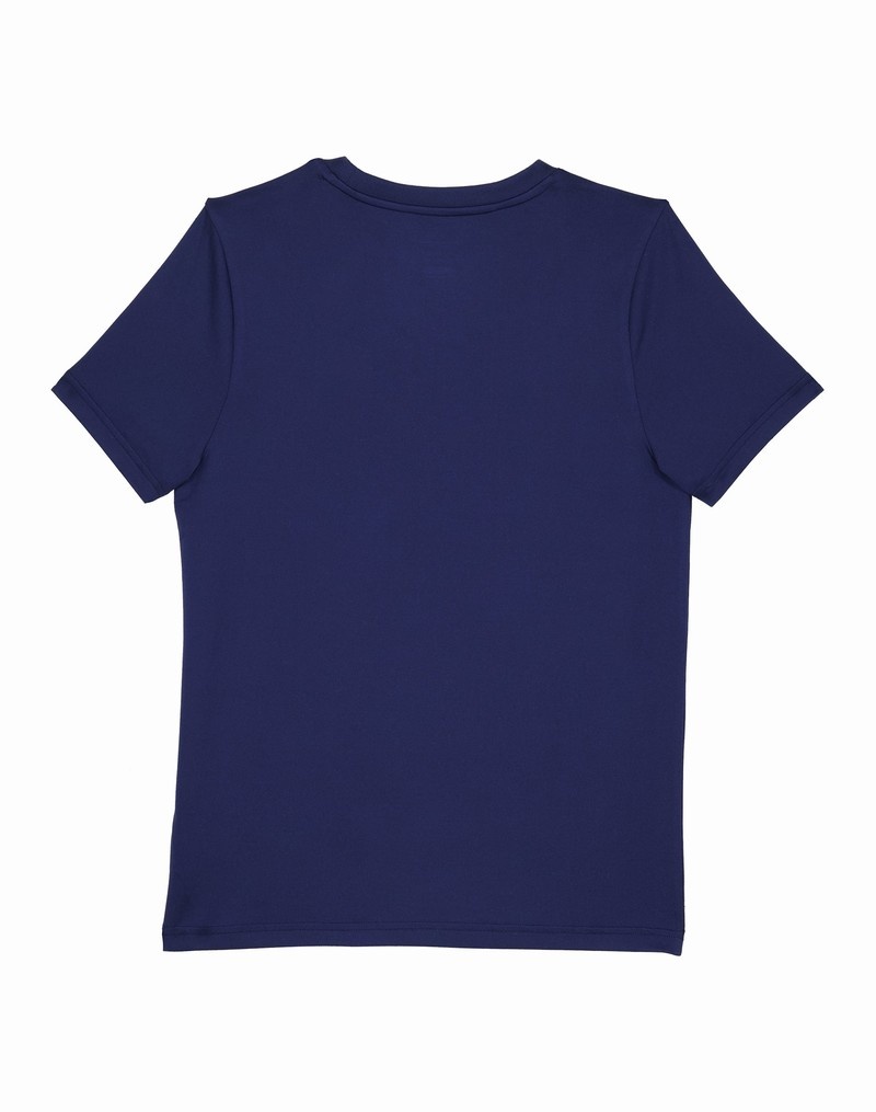 Boys' Champio Crew T Shirts Navy | M3UJ36