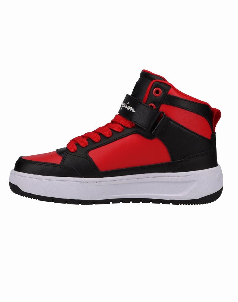 Boys' Champio Drome Hi CB Sneakers Red | F4SM96