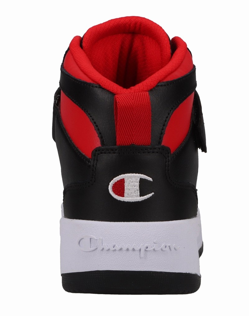 Boys' Champio Drome Hi CB Sneakers Red | F4SM96