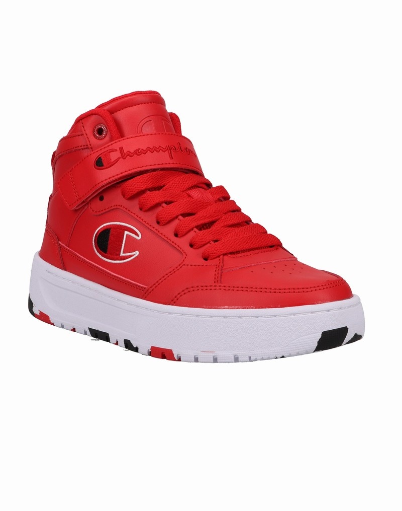 Boys' Champio Drome Hi Sneakers Red | Z8TY57