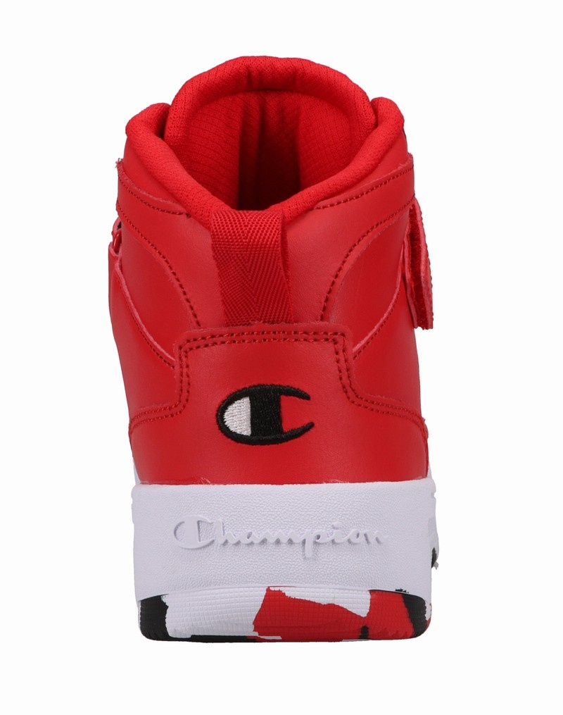 Boys' Champio Drome Hi Sneakers Red | Z8TY57