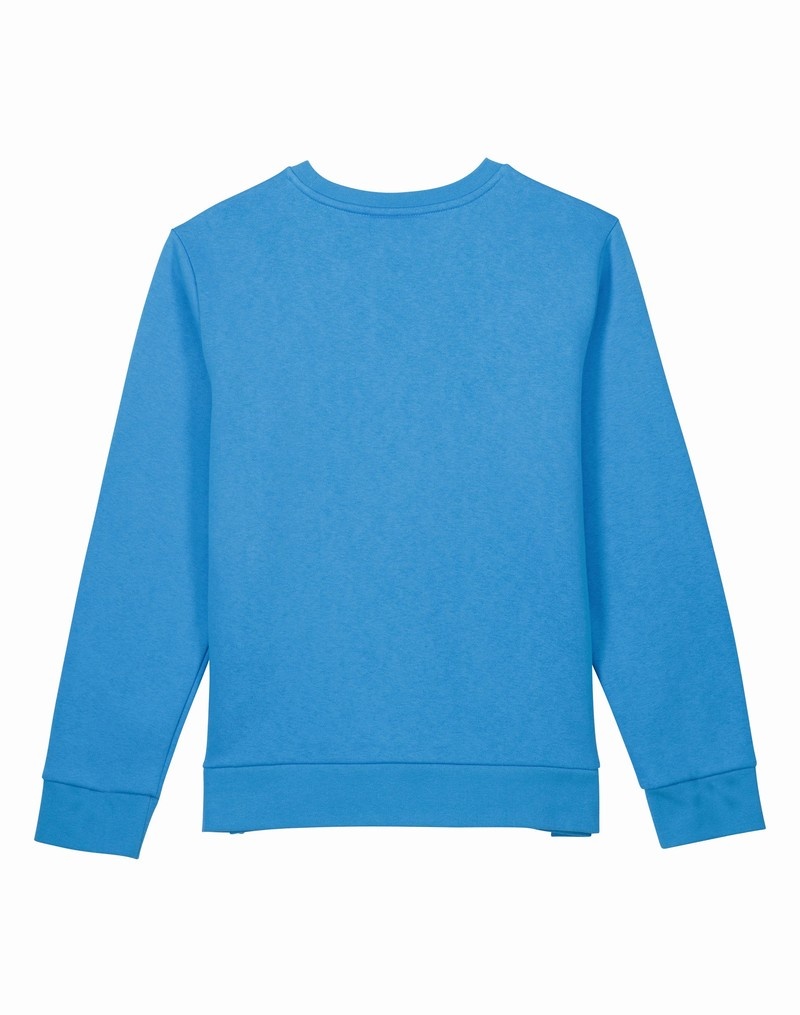 Boys' Champio Powerblend Crew Sweatshirts Blue | C0FF97