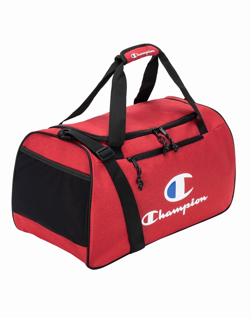 Boys' Champio Progress Medium Duffel Bag Red | Q8WB75