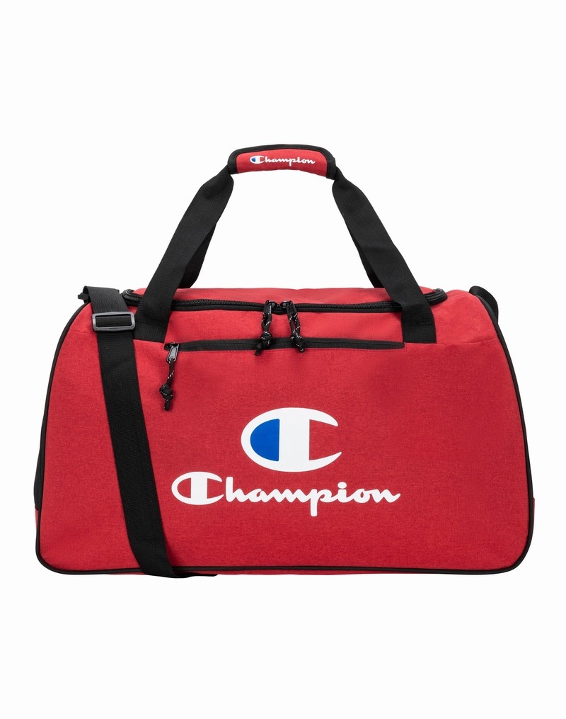 Boys\' Champio Progress Medium Duffel Bag Red | Q8WB75