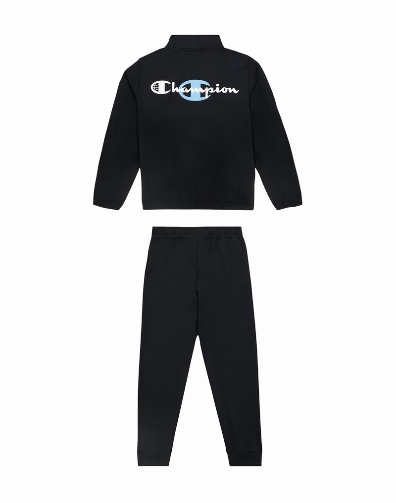 Boys' Champio Track Jacket and Pants Sets Black | Z2PX07