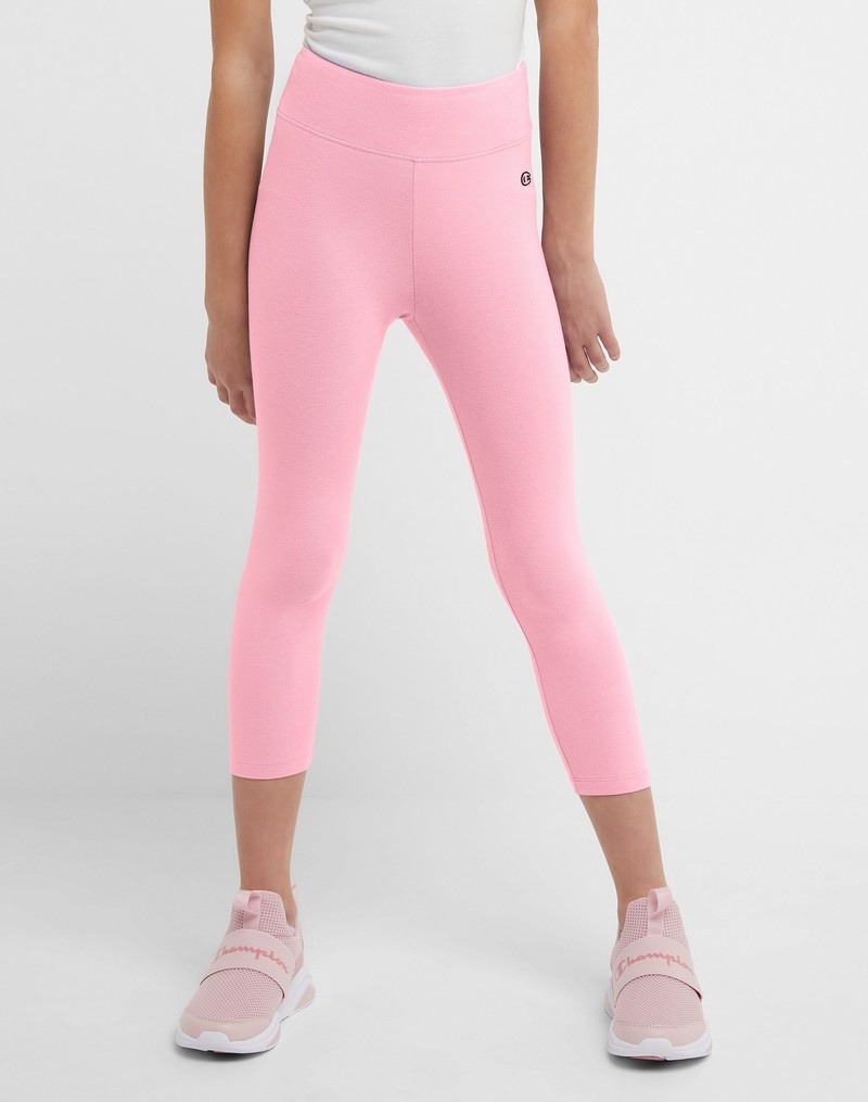 Girls\' Champio Capris Leggings Pink | B3TR23