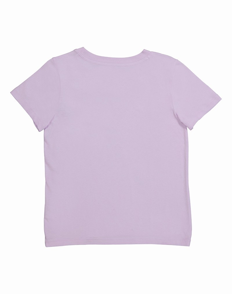 Girls' Champio Crew T Shirts Lavender | B8TP63