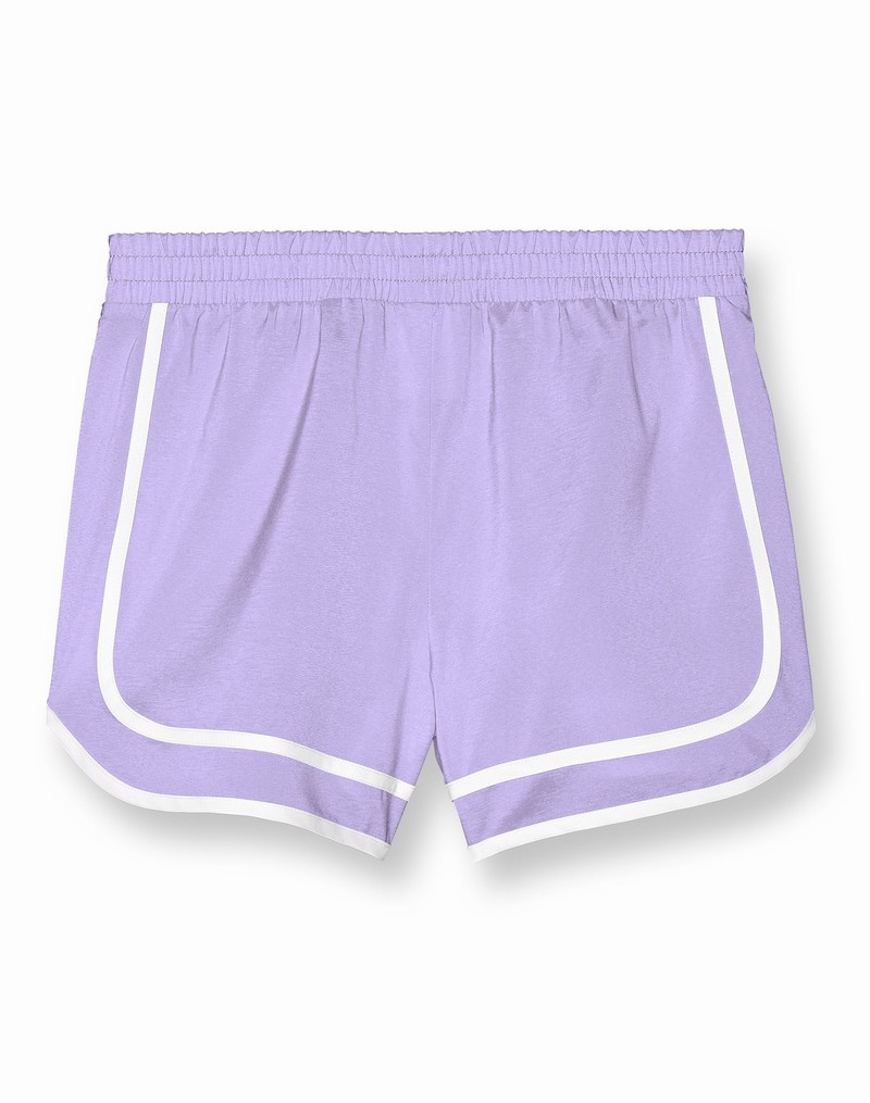 Girls' Champio Sport Shorts Lavender | F0KR44