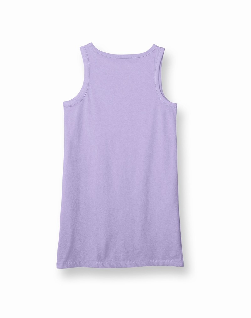 Girls' Champio Tank Dress Lavender | M6LI17