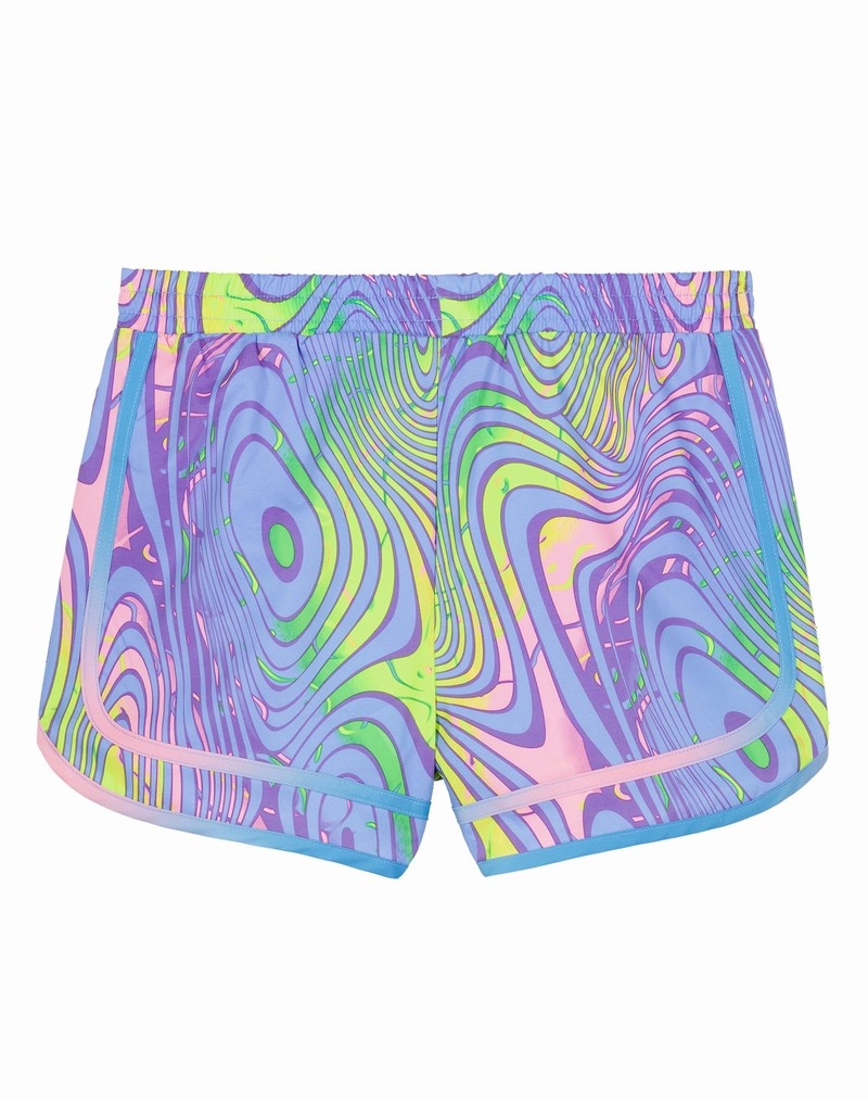 Girls' Champio Woven Sport Shorts Multicolor | S0IQ57