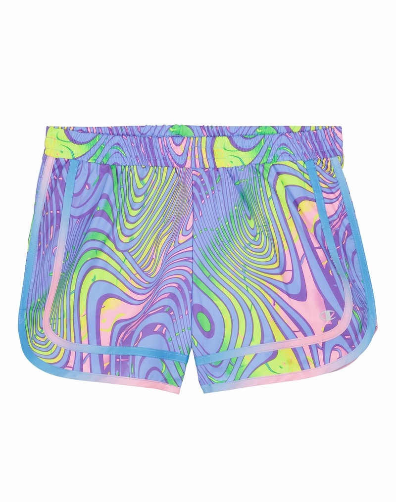 Girls\' Champio Woven Sport Shorts Multicolor | S0IQ57