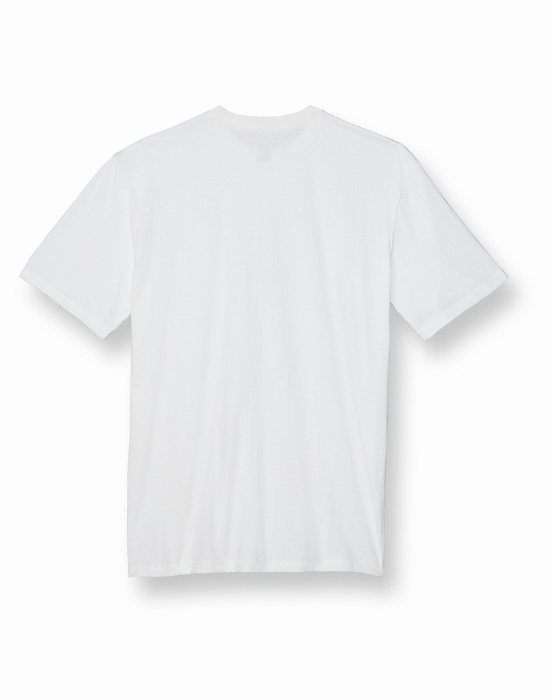 Men's Champio Big & Tall Classic T Shirts White | A9HL08