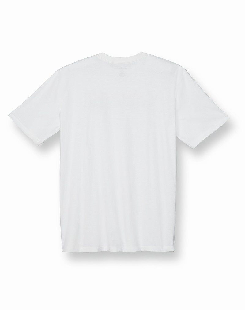 Men's Champio Big & Tall Classic T Shirts White | O4DP40