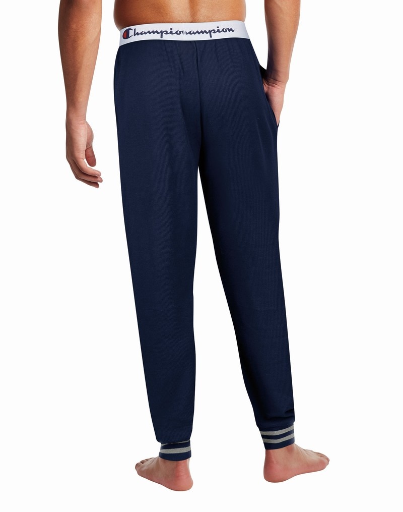 Men's Champio C-Life Sleep Pants Navy | Z4VM53